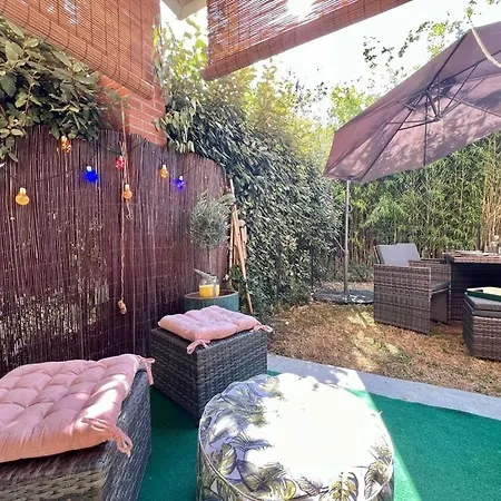 Appartement Le Ernest - Parking Inclus, Jardin Privé Et Piscine